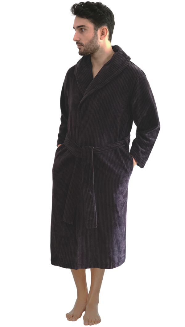 mens cotton bathrobe
