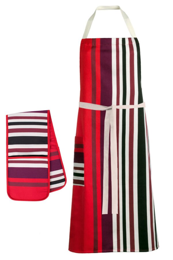 Apron-and-gloves-holder-Red-Cotton-Fabric--copy